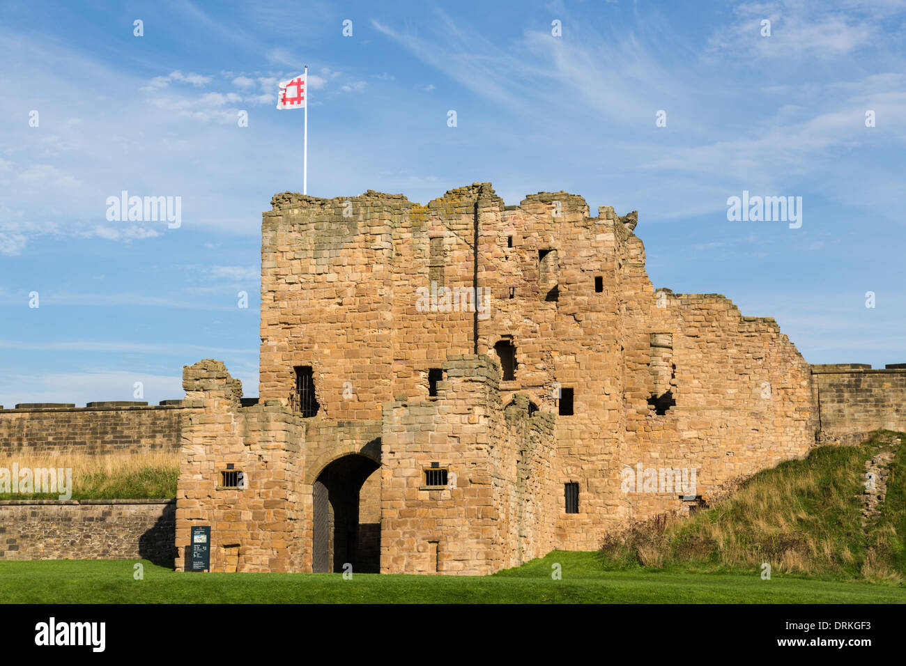 Priorato di Tynemouth, Tynemouth, Inghilterra Foto Stock