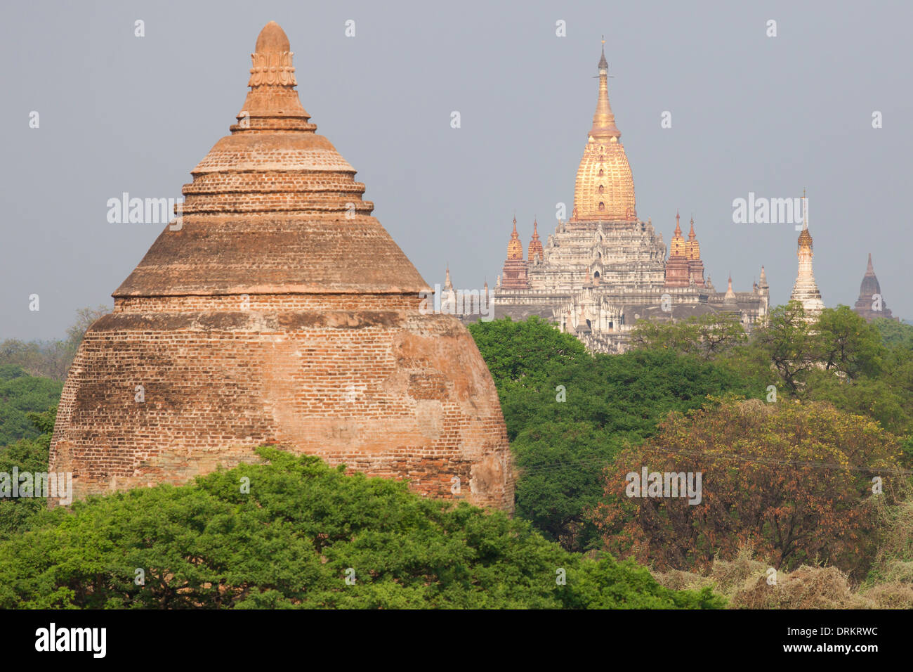 Il Tempio di Ananda, Bagan, Myanmar Foto Stock