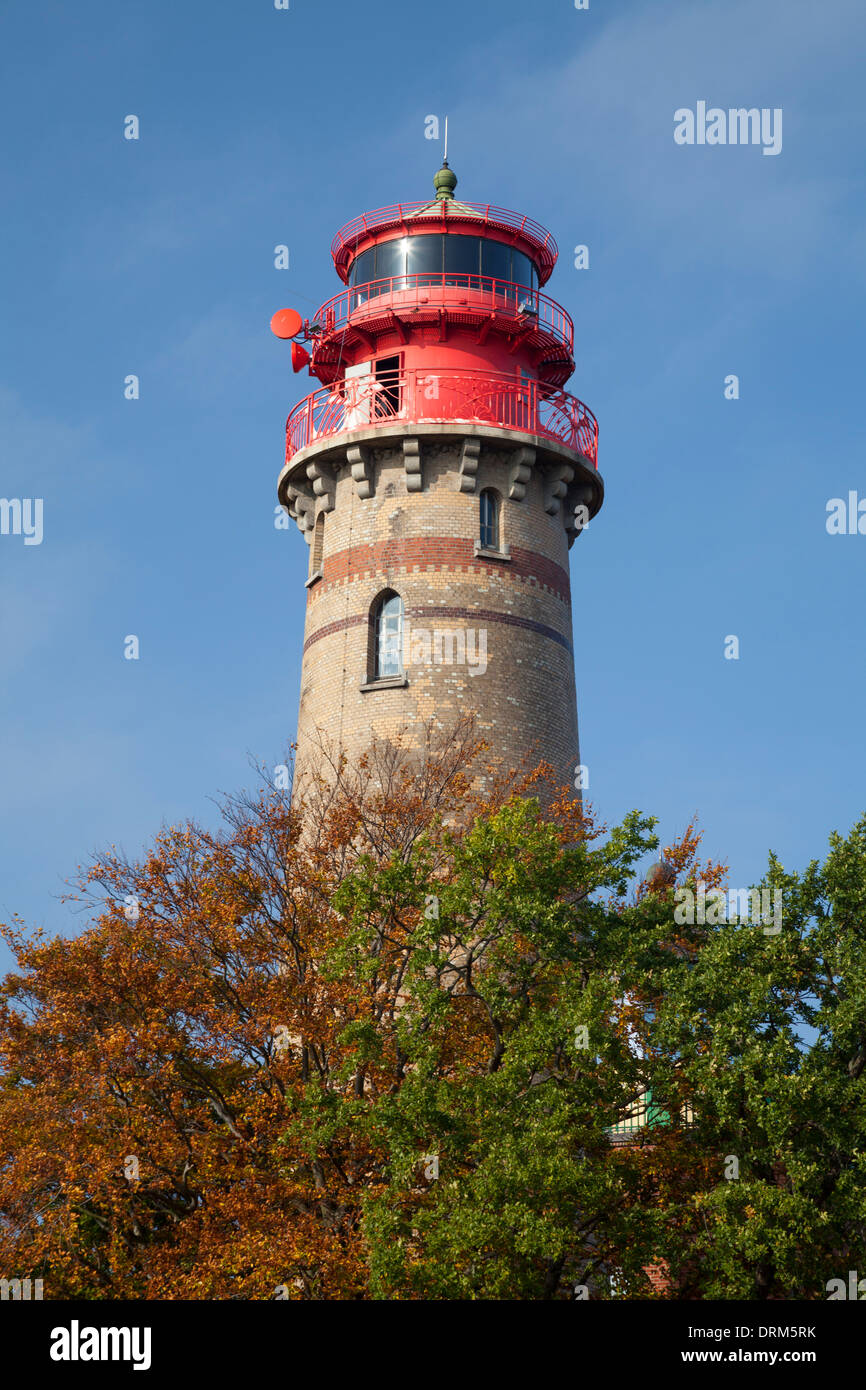Germania, Meclemburgo-Pomerania, Cape Arkona, Arkona del Capo Faro, New Tower Foto Stock