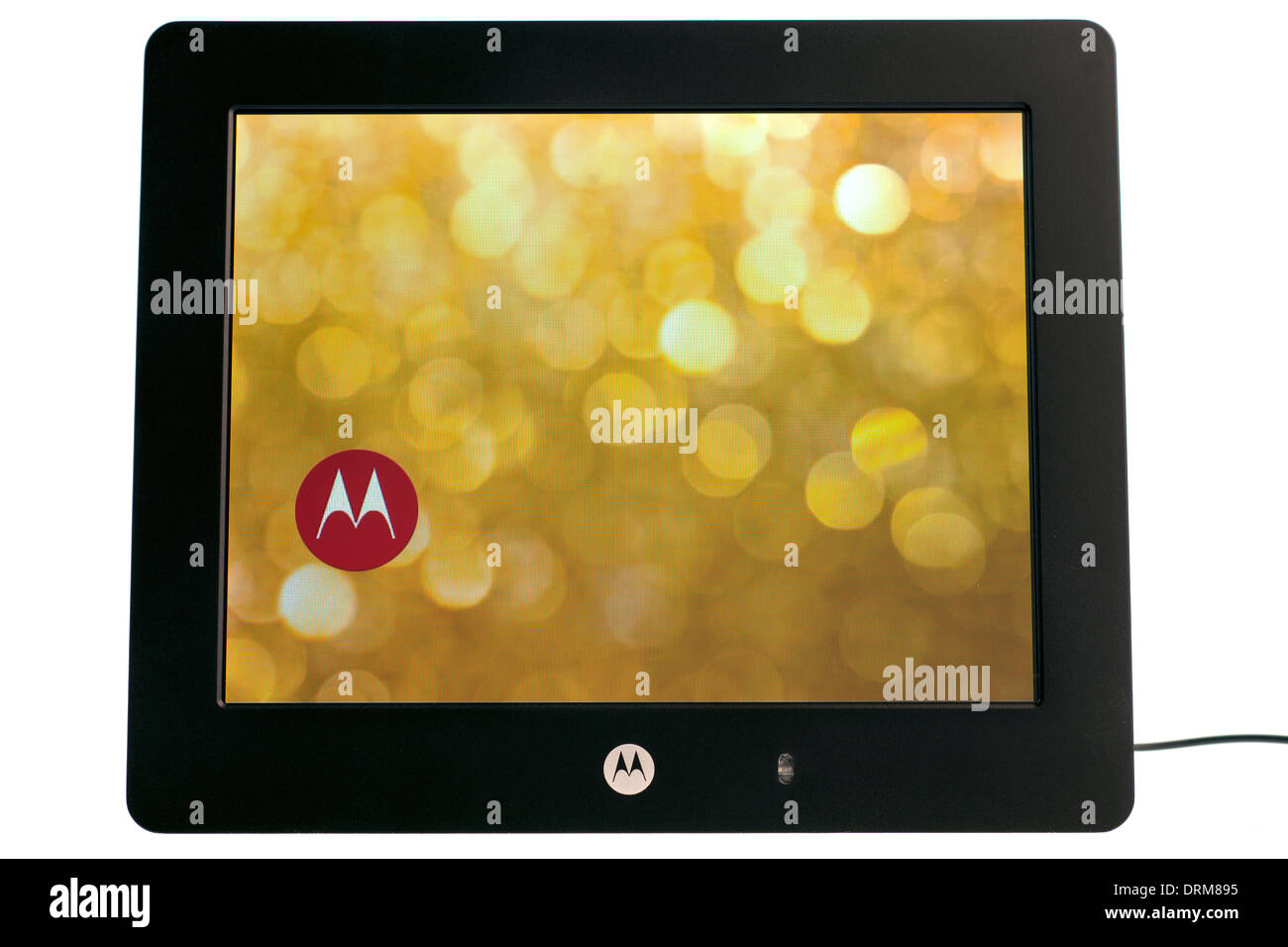 Motorola digital photo frame con la presentazione Foto Stock
