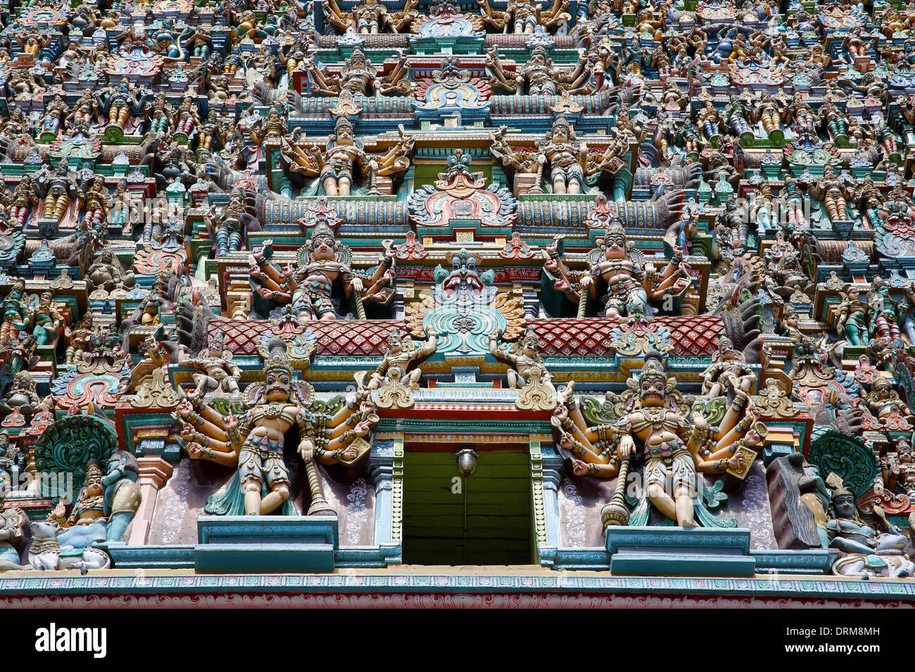 Sri meenakshi temple, Madurai, India Foto Stock