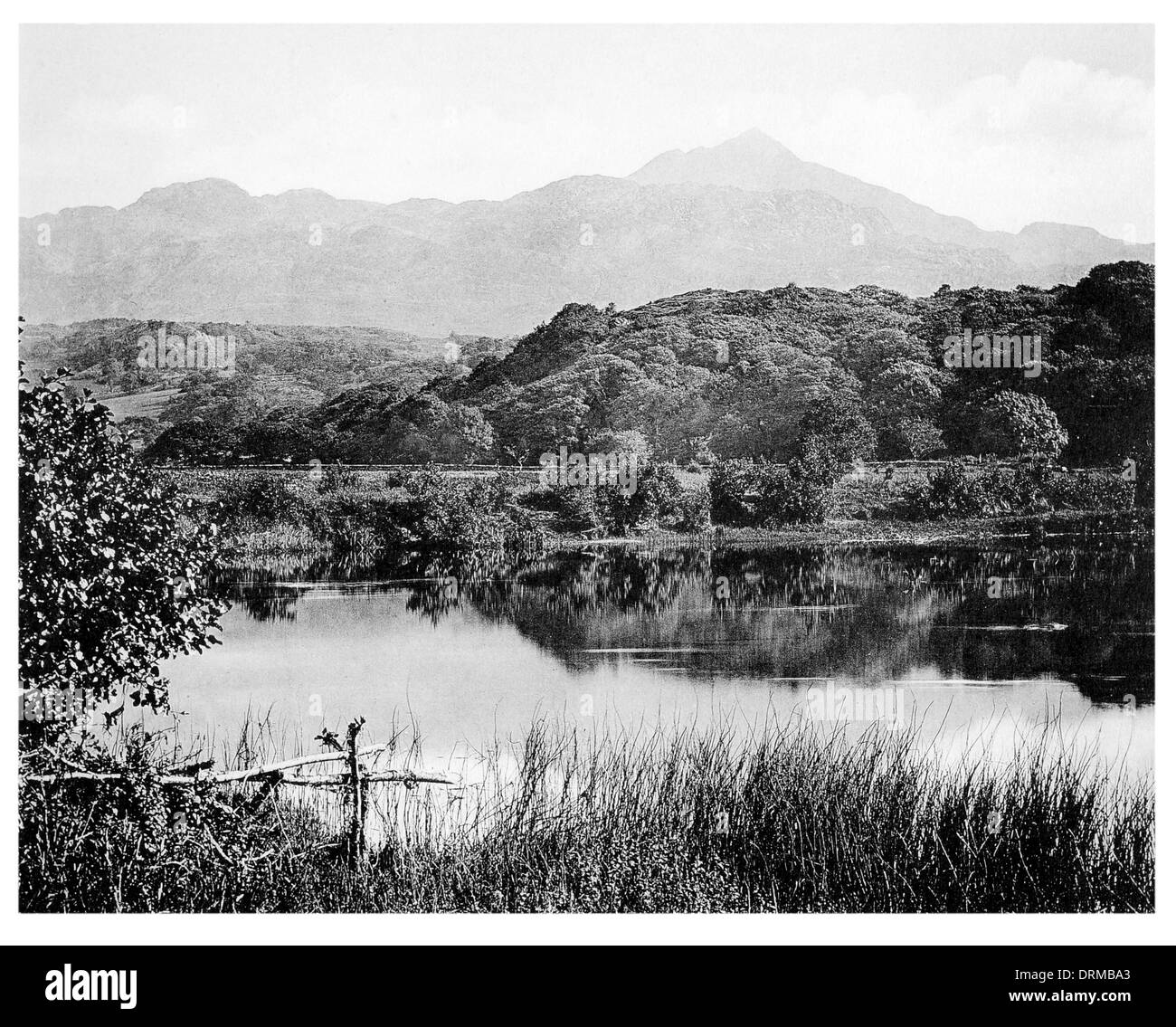 Cynicht Snowdonia National Park, il Galles fotografato circa 1910 Foto Stock