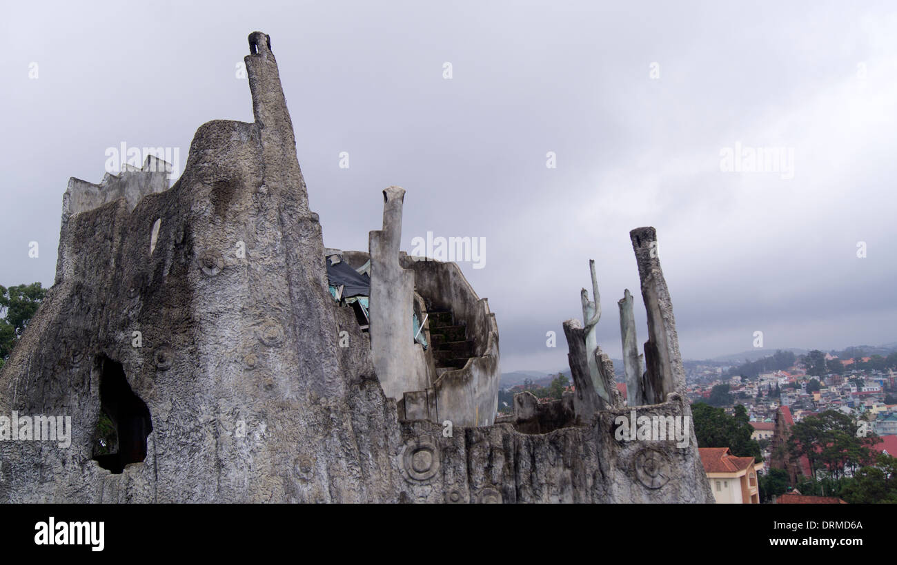 Rocce scultura Dalat Vietnam del Sud-est asiatico Foto Stock