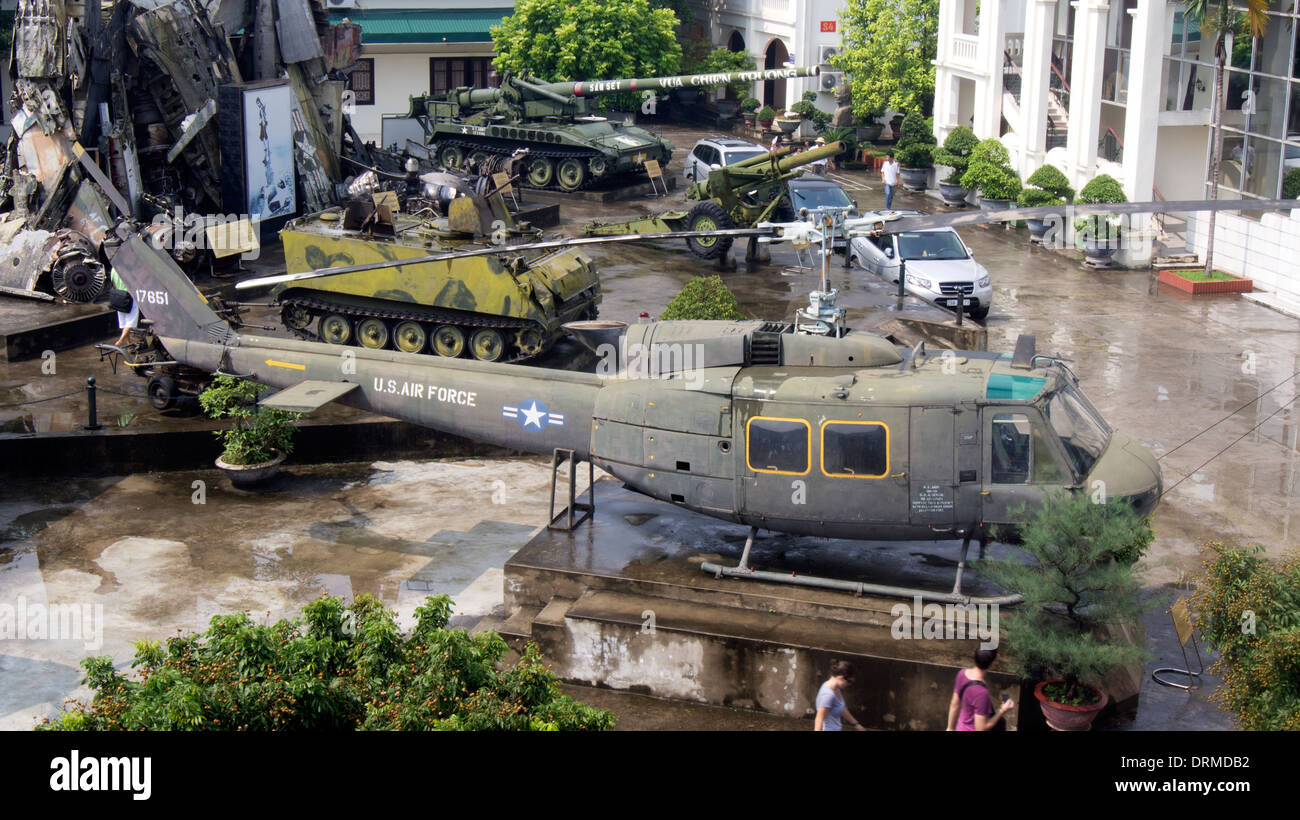 Noi esercito elicottero Hanoi Vietnam del Sud-est asiatico Foto Stock
