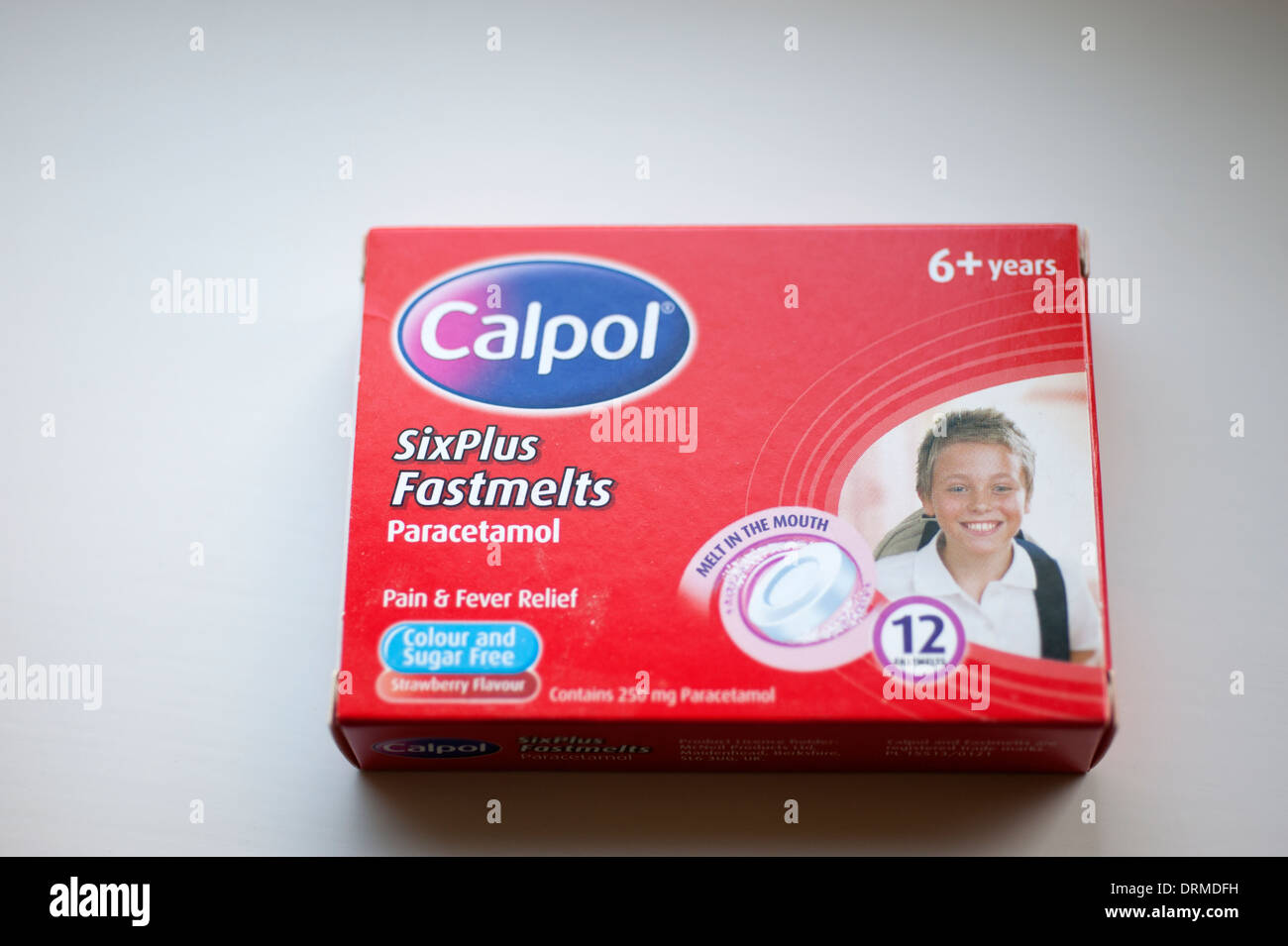 Calpol Fastmets Childrens paracetamolo killer del dolore Foto Stock