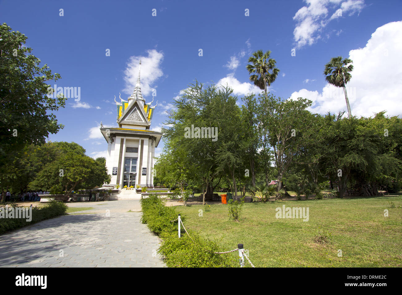 Campo di uccisione del monumento nazionale, Cambogia Foto Stock