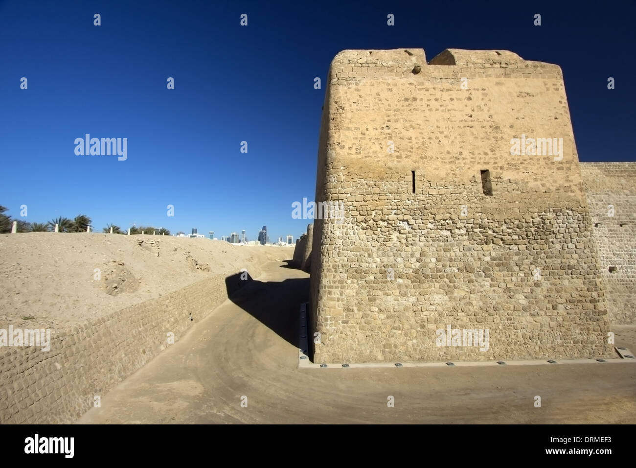 Qal'at al-Bahrain fort Foto Stock