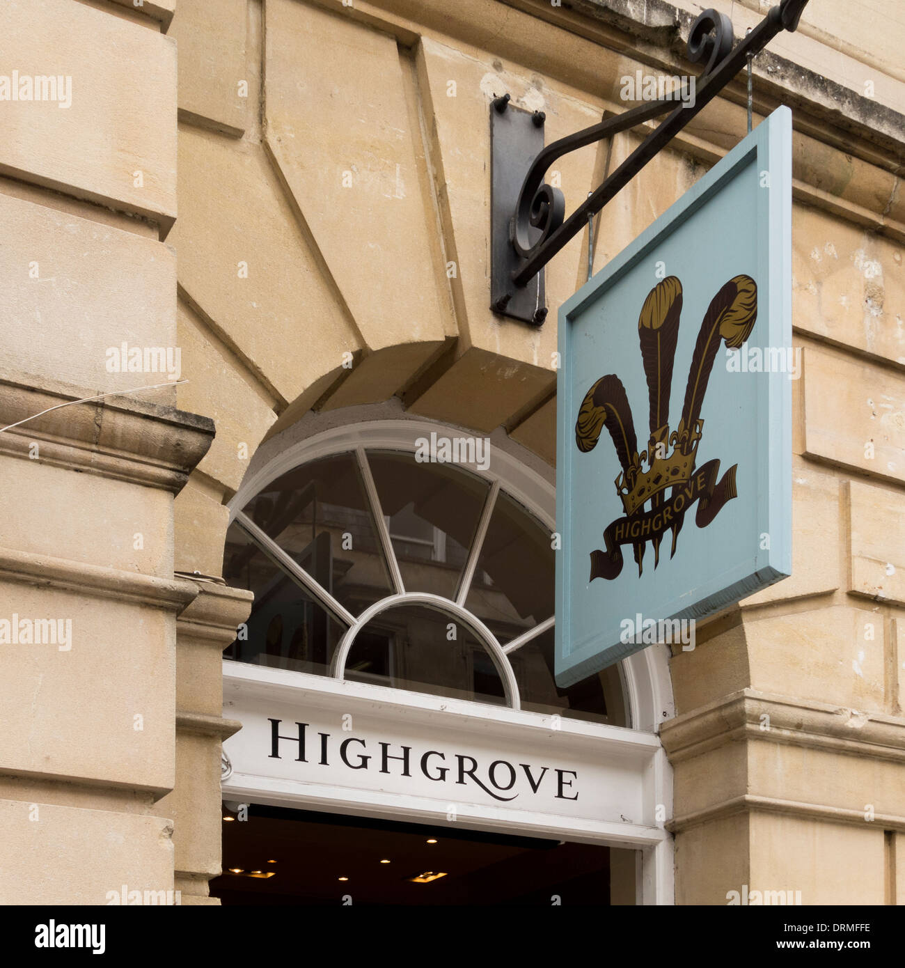 Il Highgrove Shop in Milsom Street, Bath, Somerset, Regno Unito Foto Stock