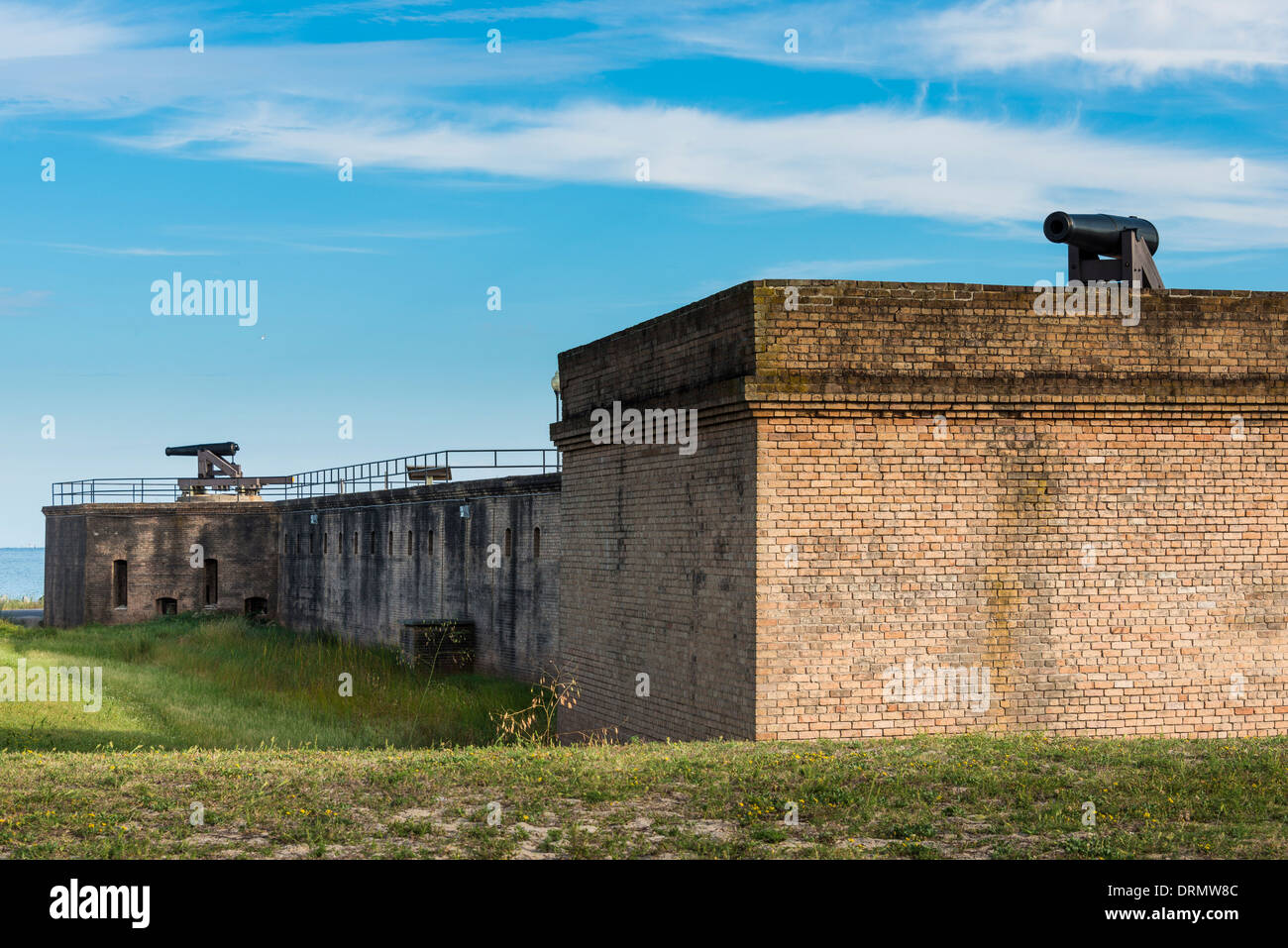 Fort Gaines, Dauphin Island, Alabama. Foto Stock