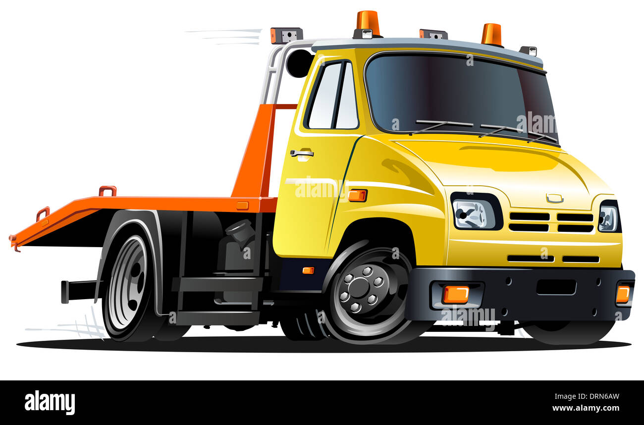 Cartoon carroattrezzi Foto Stock