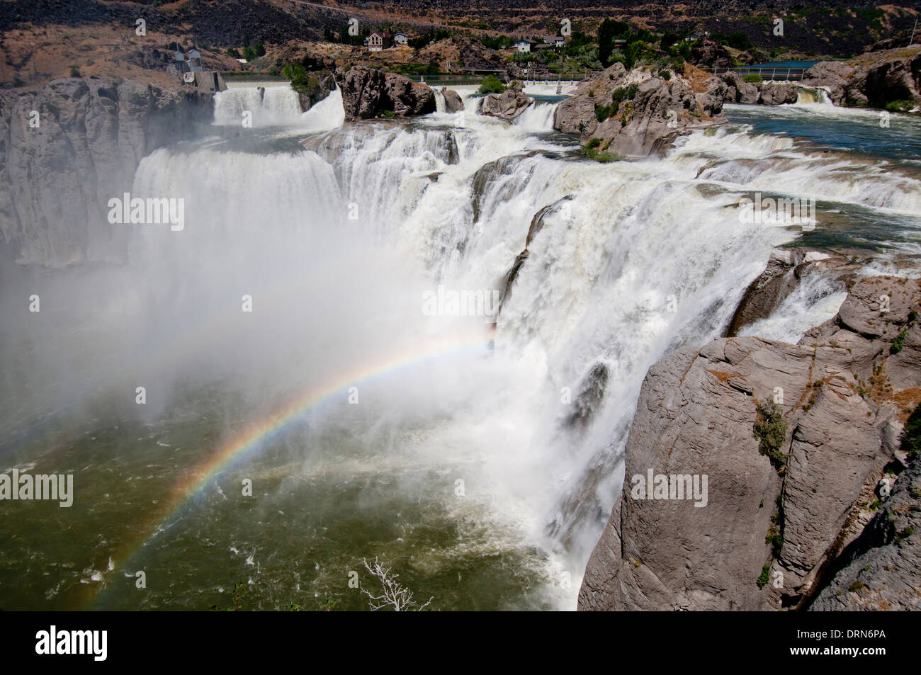 Shoshone Falls sul fiume Snake in sud-Idaho centrale USA durante il runoff della molla Foto Stock