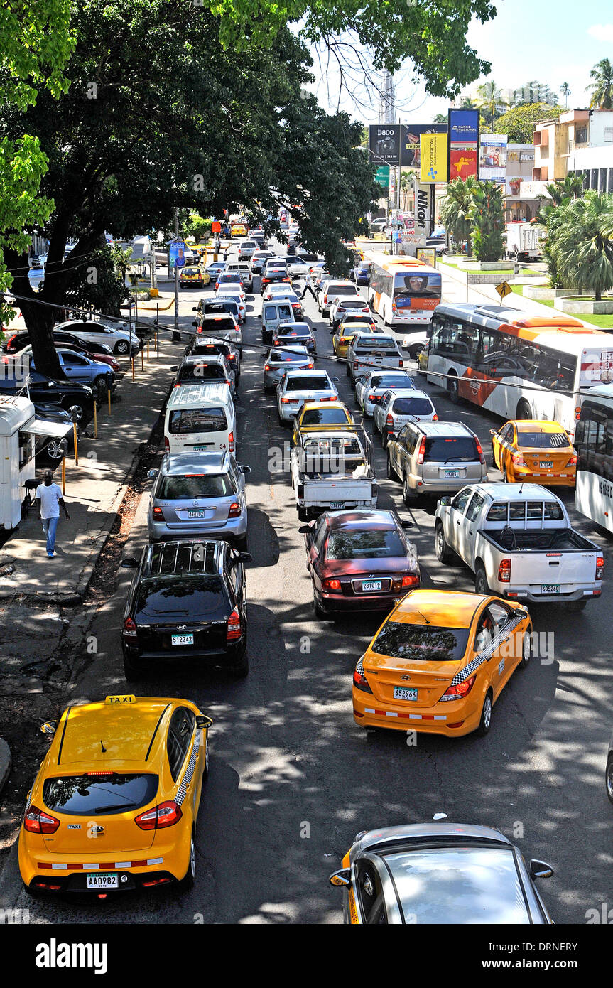 Scena di strada Via Espana Panama Panama Foto Stock