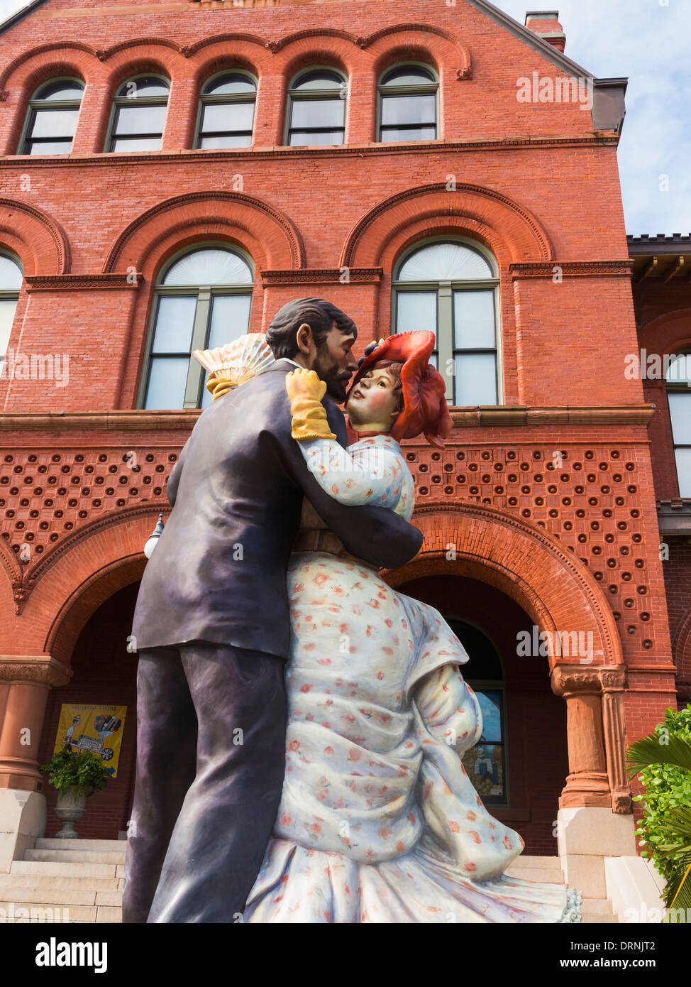 Danze di coppia statua di Key West, Florida, Stati Uniti d'America Foto Stock