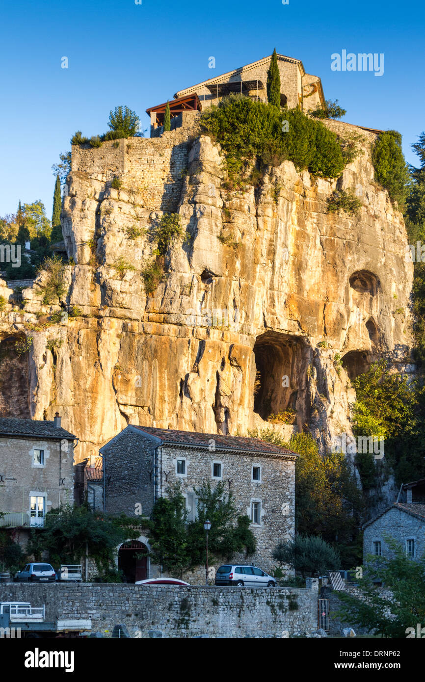 Labeaume, Ardeche, Rhone-Aples, Francia Foto Stock