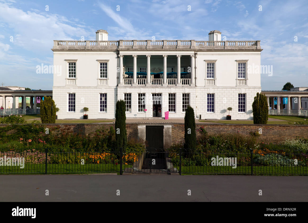 Vista del Queens House, il parco di Greenwich. Foto Stock