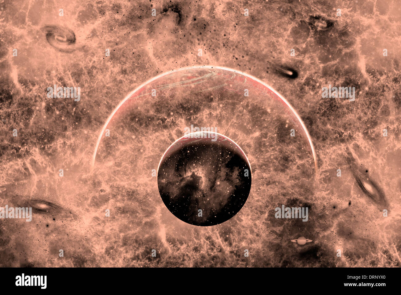 Lo spazio negativo Foto Stock