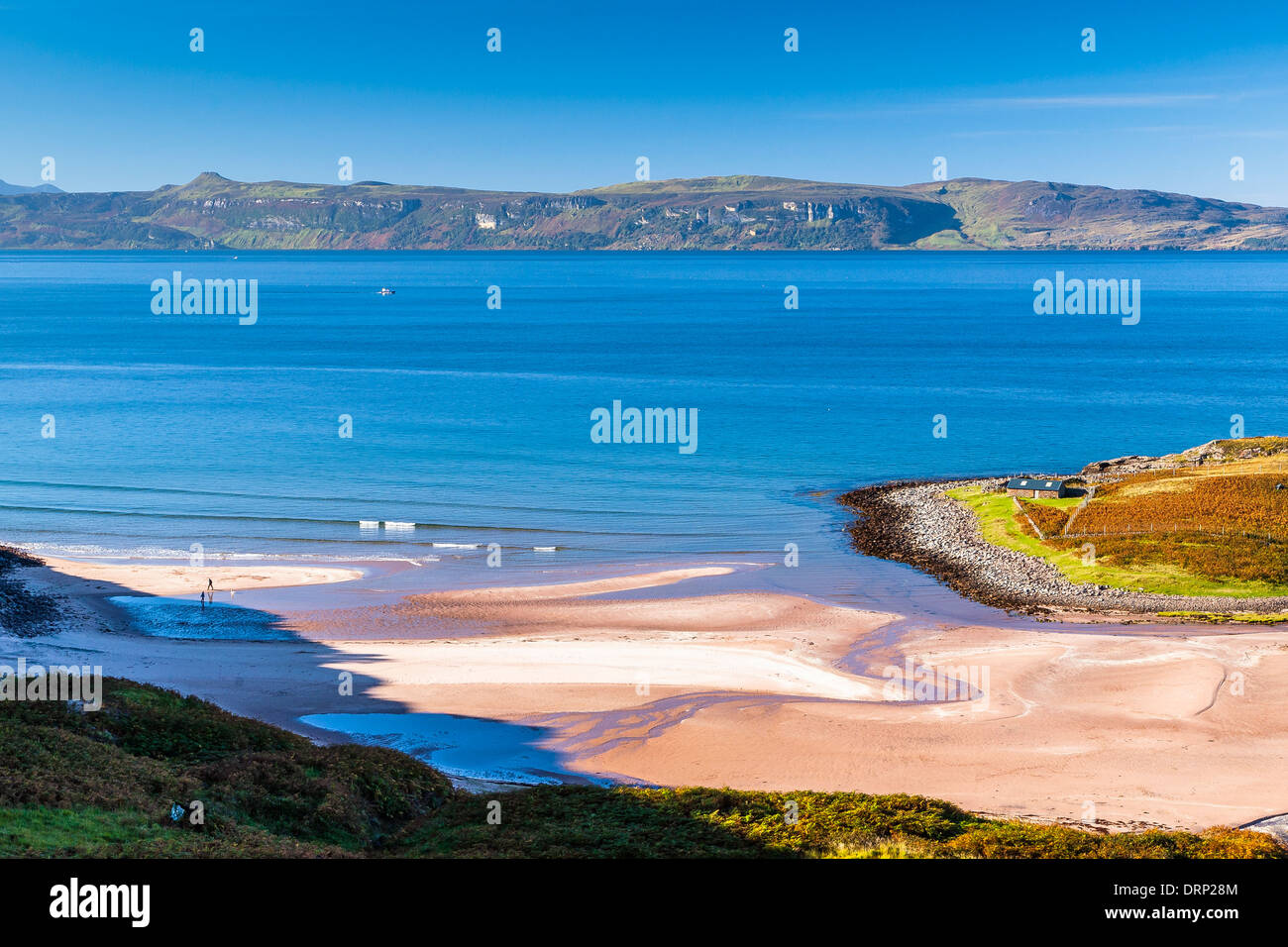 La baia di sabbia, Applecross, Ross shire, altopiani, Scotland Regno Unito 2013 Foto Stock