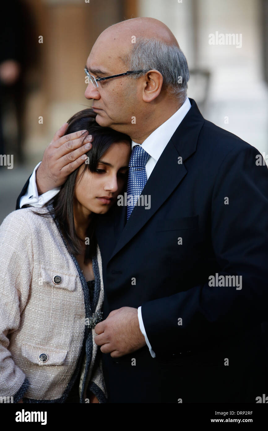 Servizio di ringraziamento fine infermiera Jacintha Saldanha Foto Stock