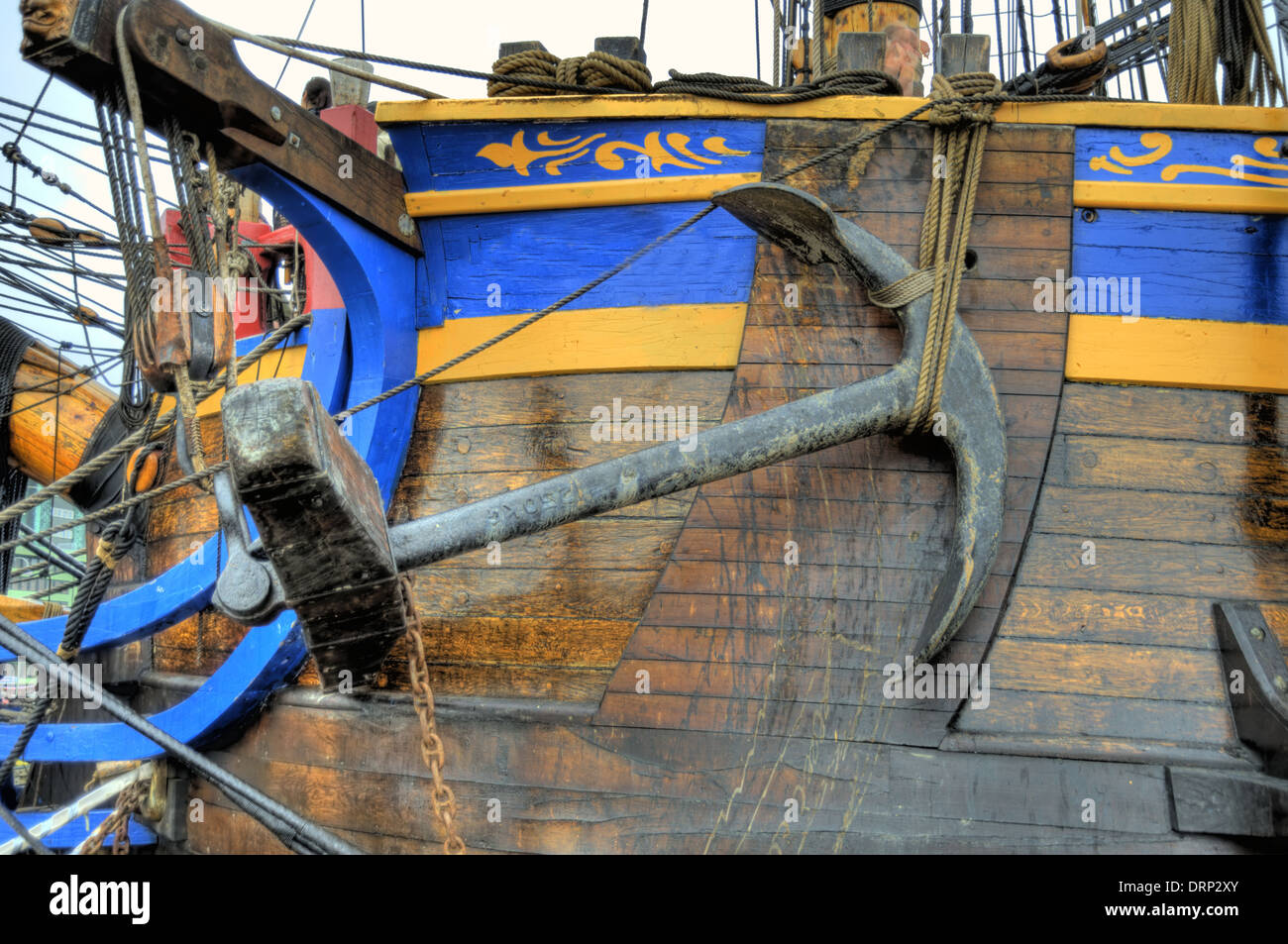 Altes Segelschiff Foto Stock