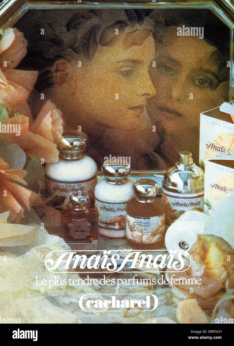 Negli anni ottanta la rivista di moda pubblicità pubblicità Anais Anais dal profumo Cacharel, annuncio circa 1983 Foto Stock