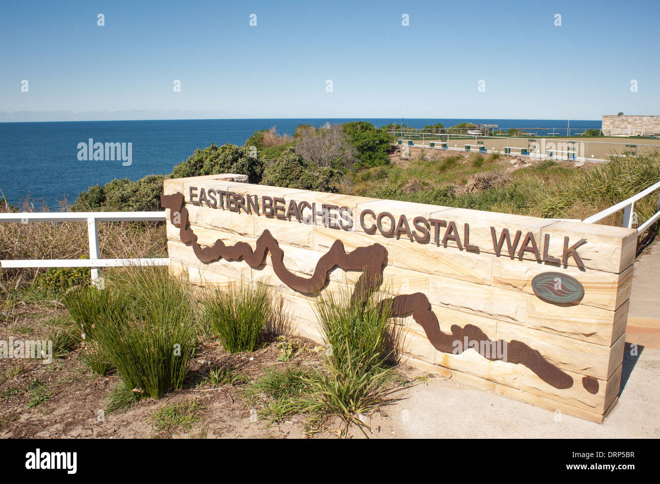 - Bondi e Coogee Spiagge ad Est passeggiata costiera Foto Stock