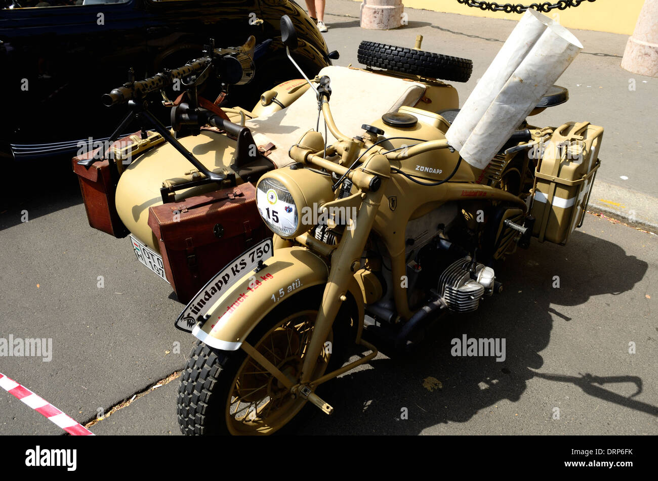 Veicoli Oldtimer parade Szeged Ungheria estate 2013 Foto Stock