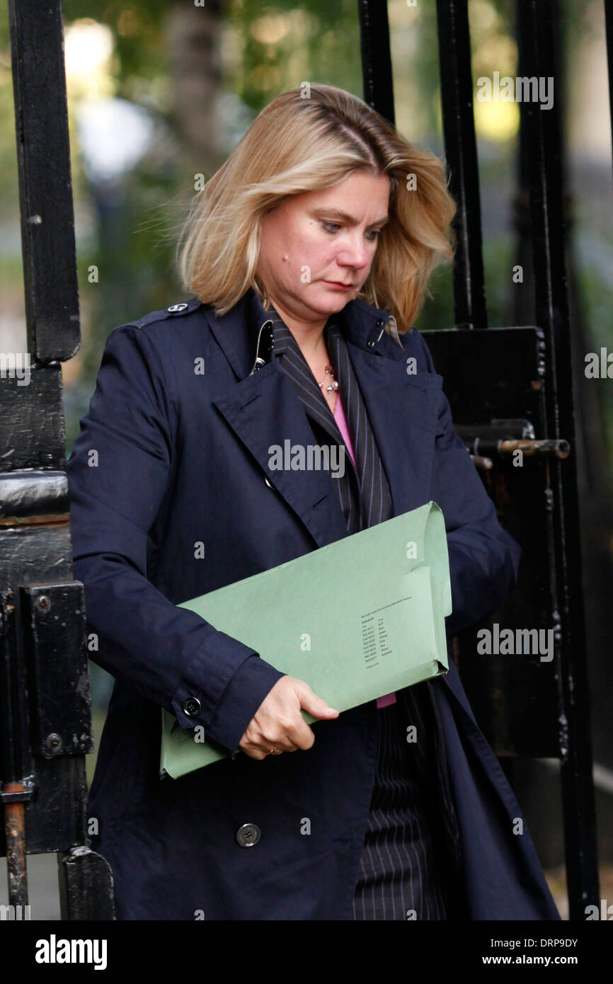 Lo sviluppo internazionale Segretario Justine Greening Foto Stock