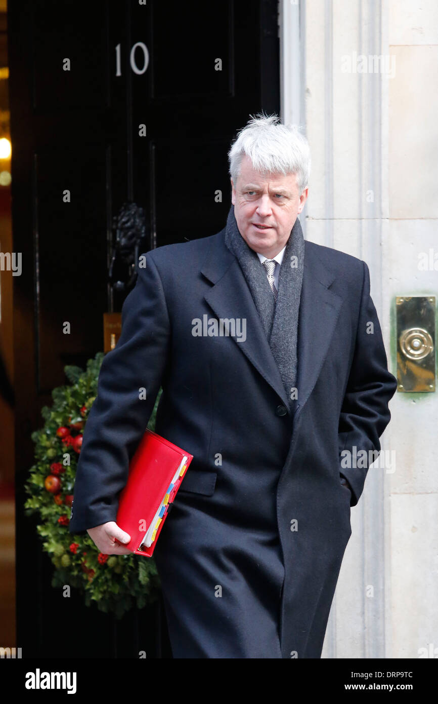 Andrew Lansley, il Leader della House of Commons Foto Stock