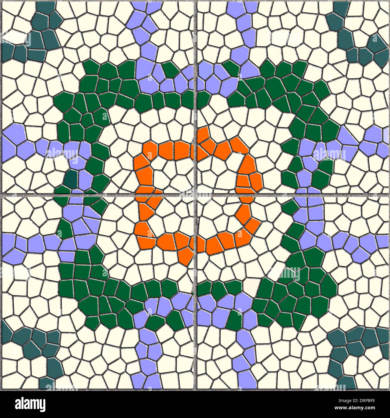 Mosaico multicolore. Piastrellabile senza giunture Texture. Foto Stock