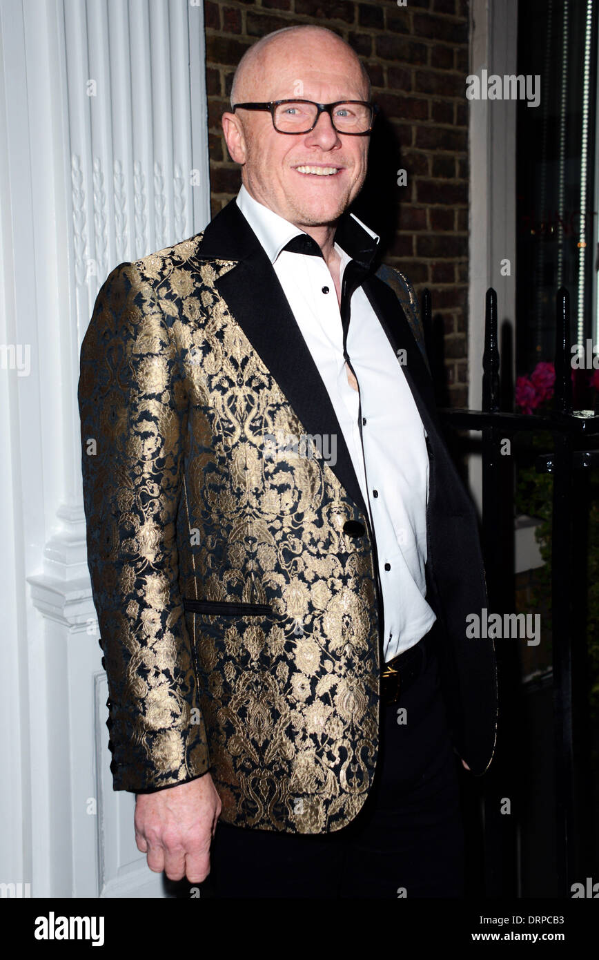 Londra REGNO UNITO, 30 Gennaio 2014 : John Caudwell arriva al lancio di Amanda Wakeley Flagship Store 18 Albemarle Street - VIP foglio faccia, Londra, foto da vedere Li/Alamy Live News Foto Stock