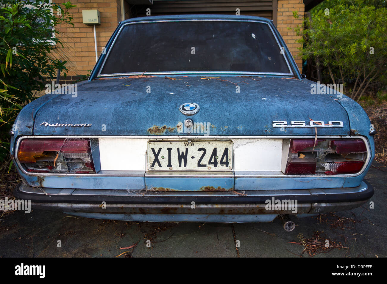 Vecchia automobile BMW Foto Stock