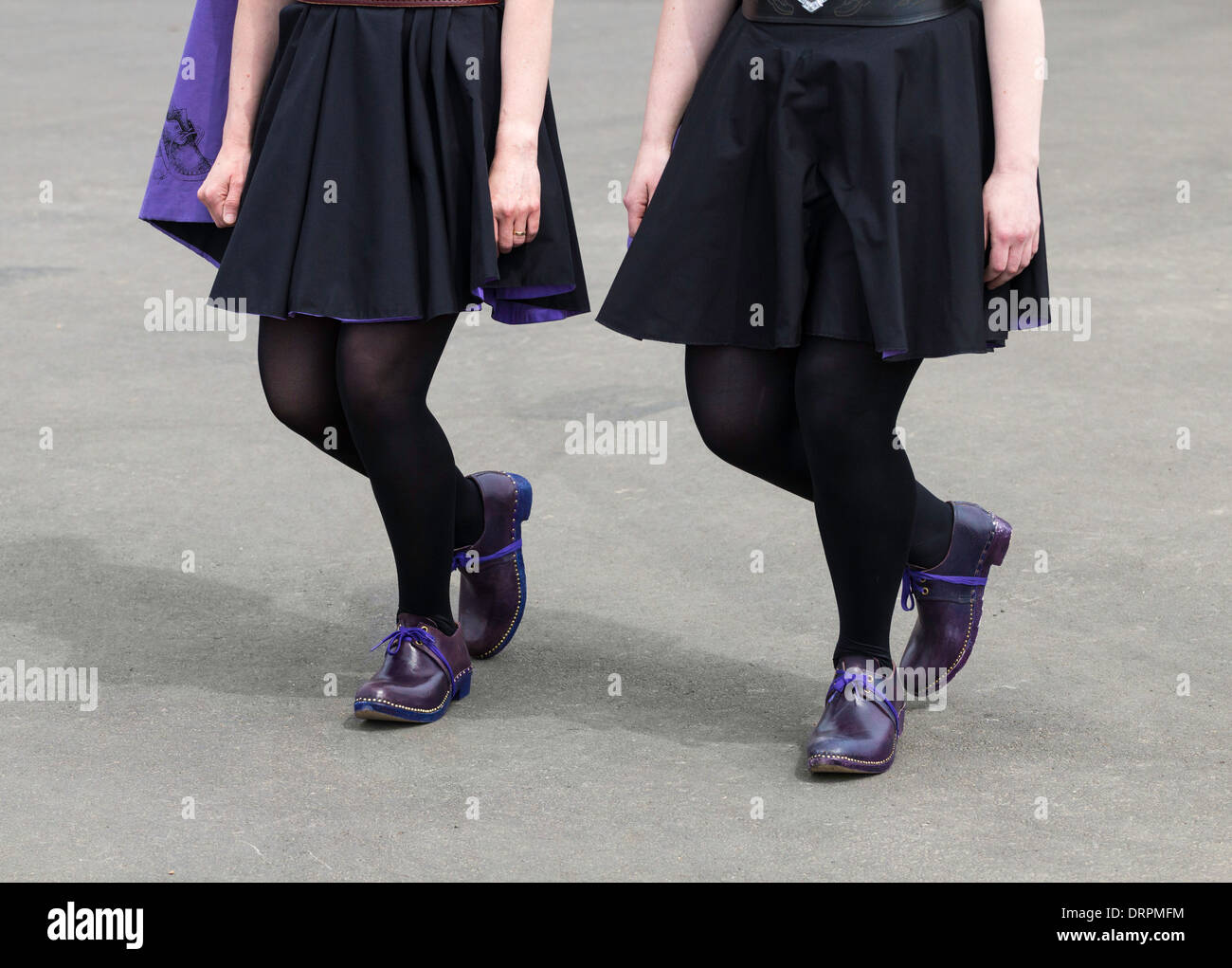 Intasare i ballerini, England, Regno Unito Foto Stock