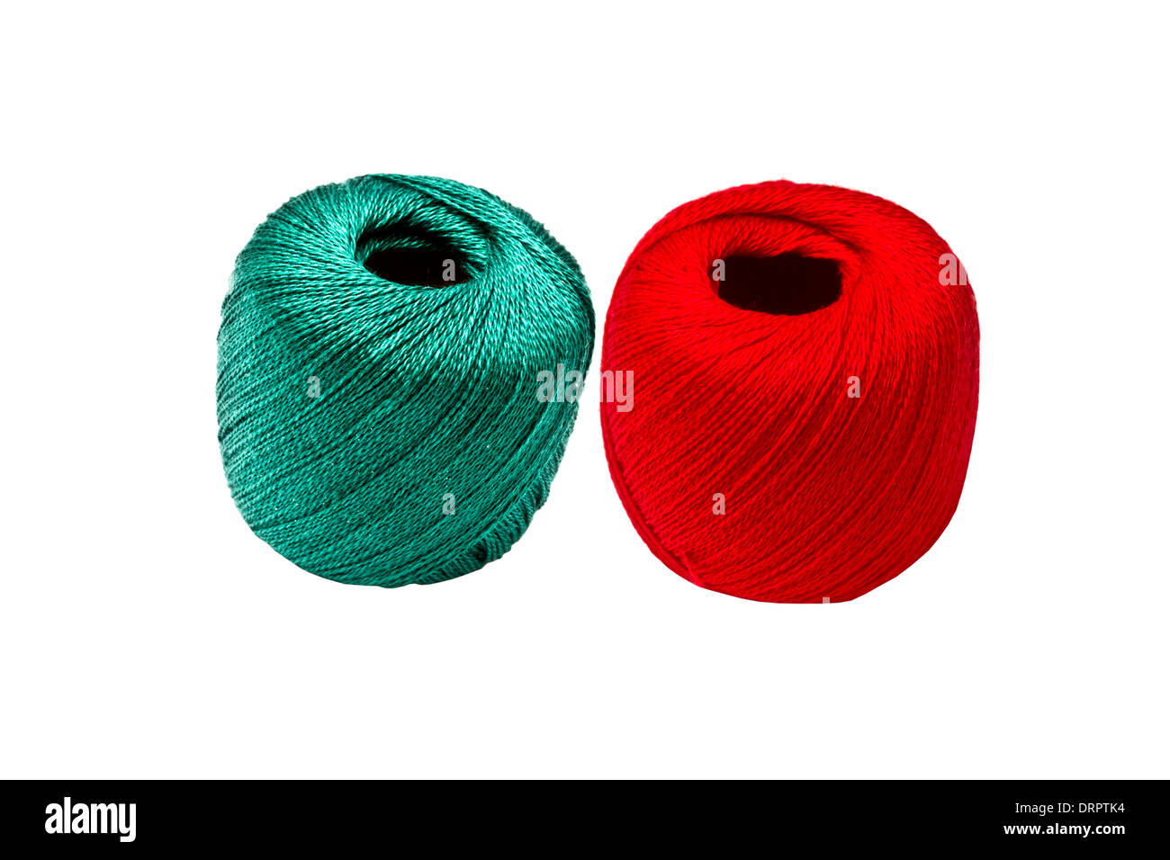 Il verde e il filo rosso Foto Stock