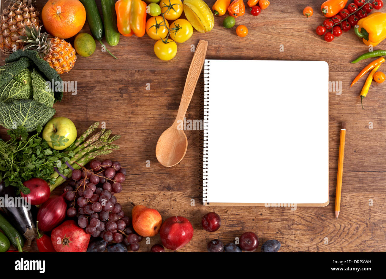 Cookbook. Spazio di copia Foto Stock