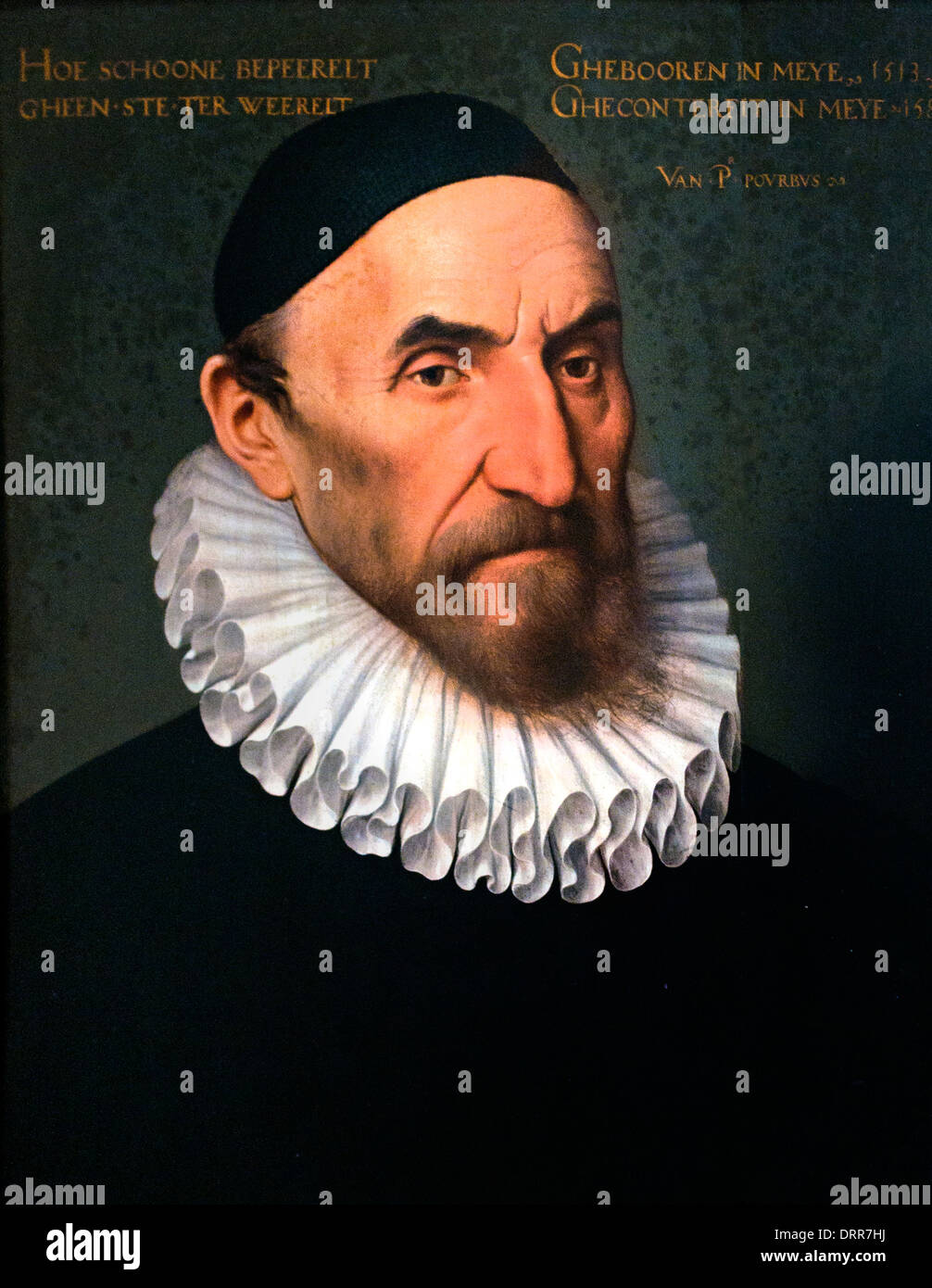 Ritratto di Jacob van der Ghinste, navi e difensori della città di Bruges Pieter Pourbus 1513 - 1583 belga fiamminga del Belgio Foto Stock