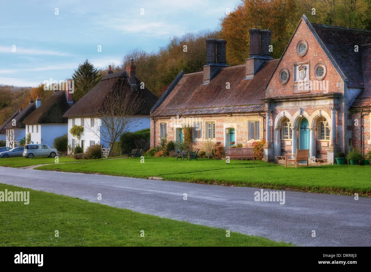 Milton Abbas, Dorset, England, Regno Unito Foto Stock