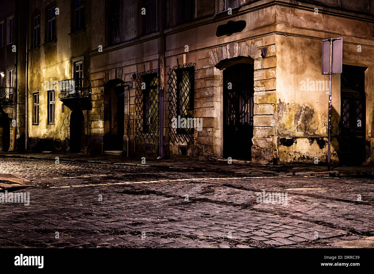 Prague Old Town street Foto Stock