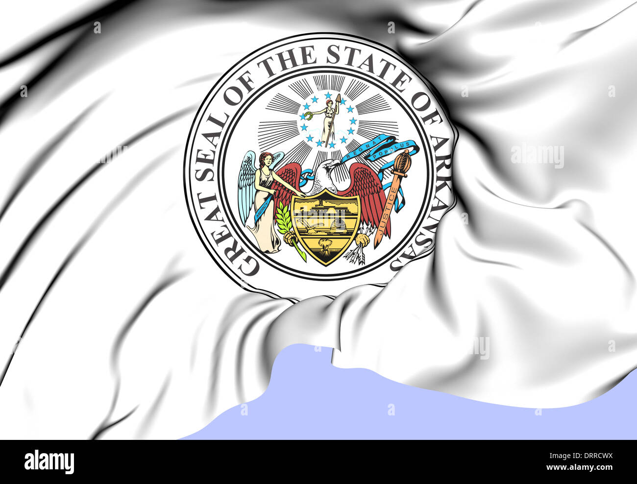 Guarnizione di tenuta dello stato di Arkansas, Stati Uniti d'America. Close up. Foto Stock