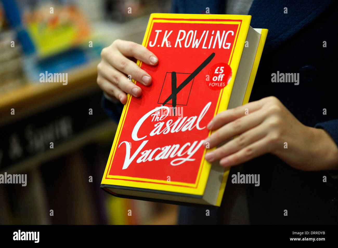 JK Rowling e nuovo libro "L'Informale Posto vacante' Foto Stock