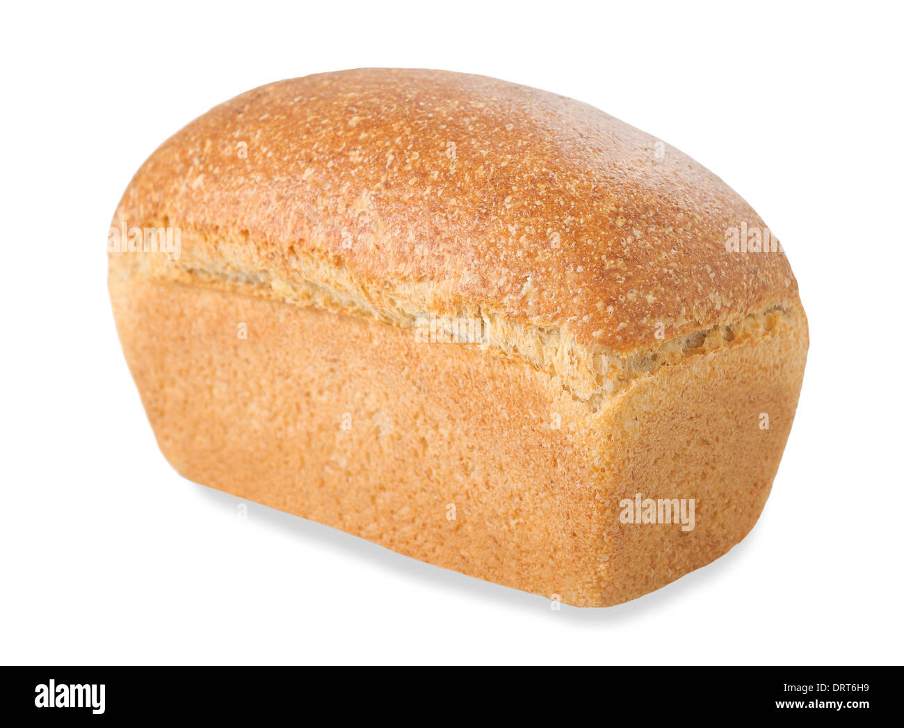 Filone di pane isolato su bianco Foto Stock