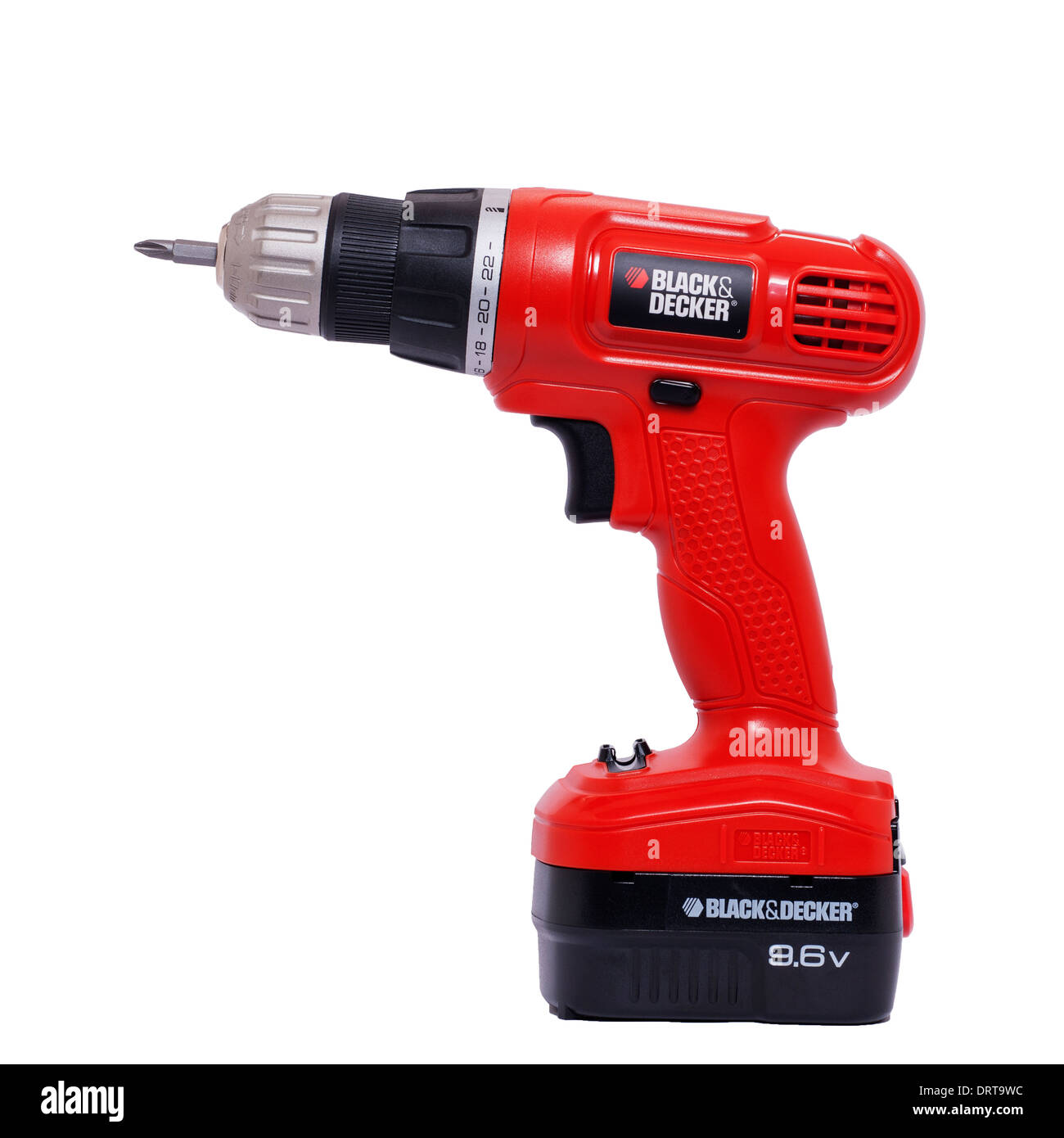 Un Black & Decker trapano cordless / cacciavite su sfondo bianco Foto stock  - Alamy