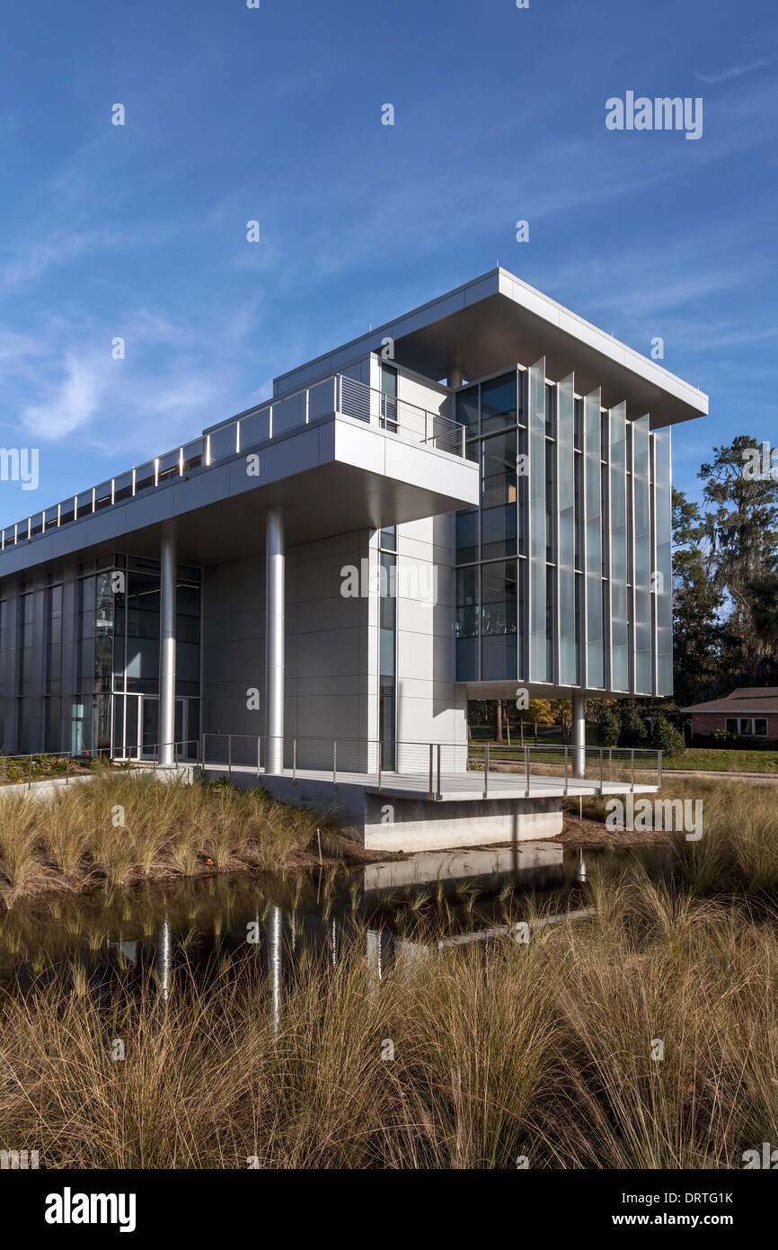 CTRB, clinici e di ricerca traslazionale edificio su University of Florida campus a Gainesville, FL è il LEED Platinum design. Foto Stock