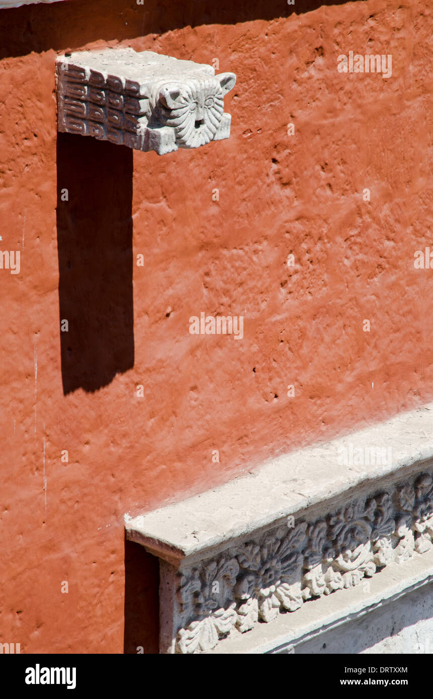 La 'casa del moral' intorno 1730. arequipa perù. patrimonio mondiale dell UNESCO Foto Stock