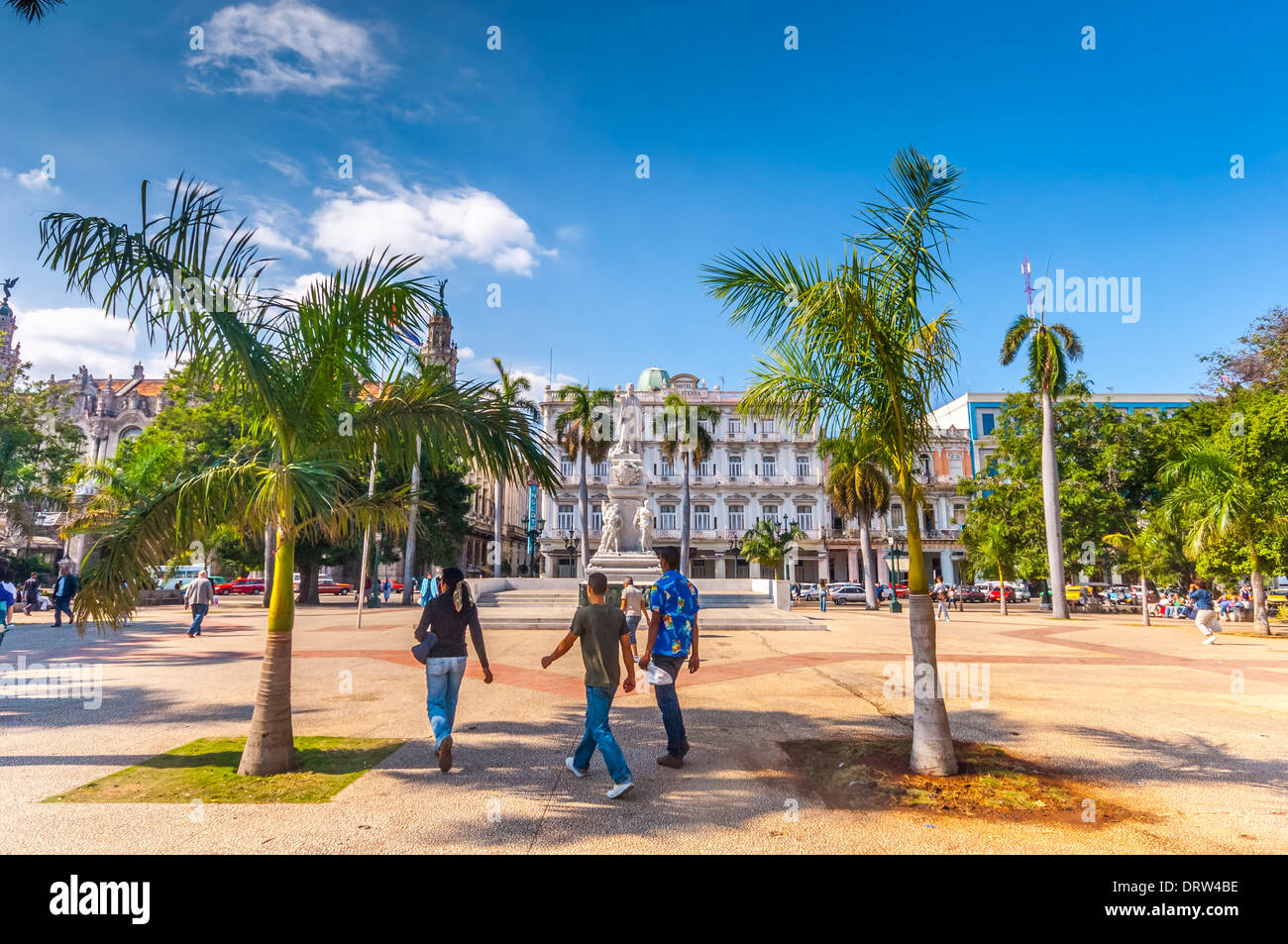 L'Hotel Inglaterra, Havana, Cuba, Caraibi Foto Stock
