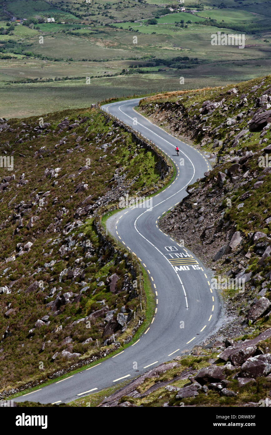 Il Conor Pass nella Contea di Kerry, Irlanda Foto Stock