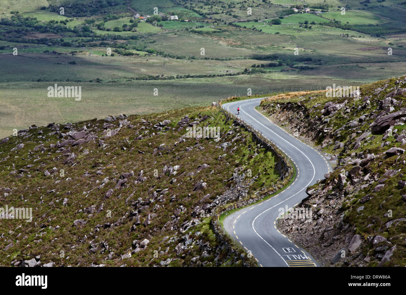 Il Conor Pass nella Contea di Kerry, Irlanda Foto Stock