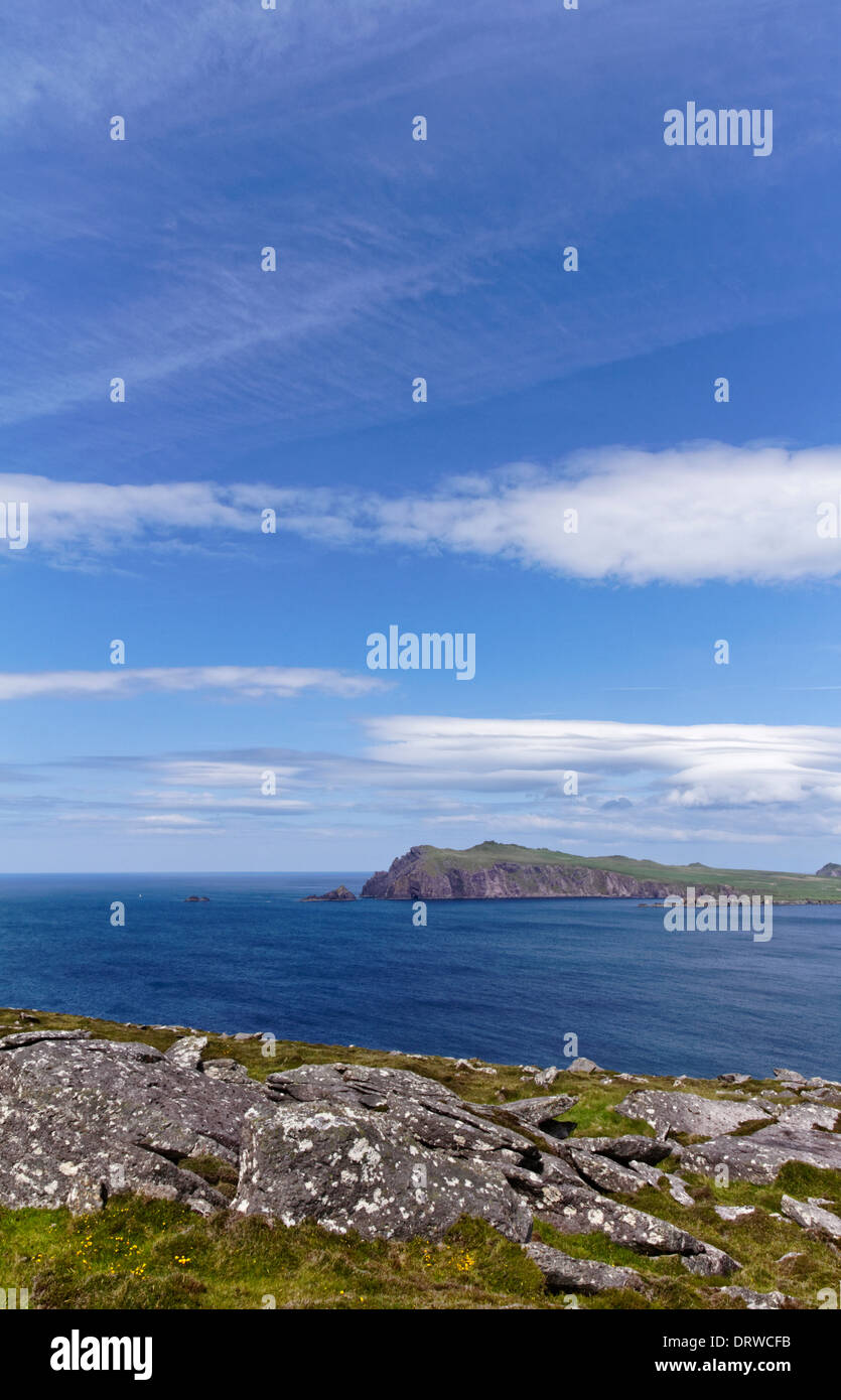 Sibilla testa sulla penisola di Dingle nella Contea di Kerry, Irlanda Foto Stock