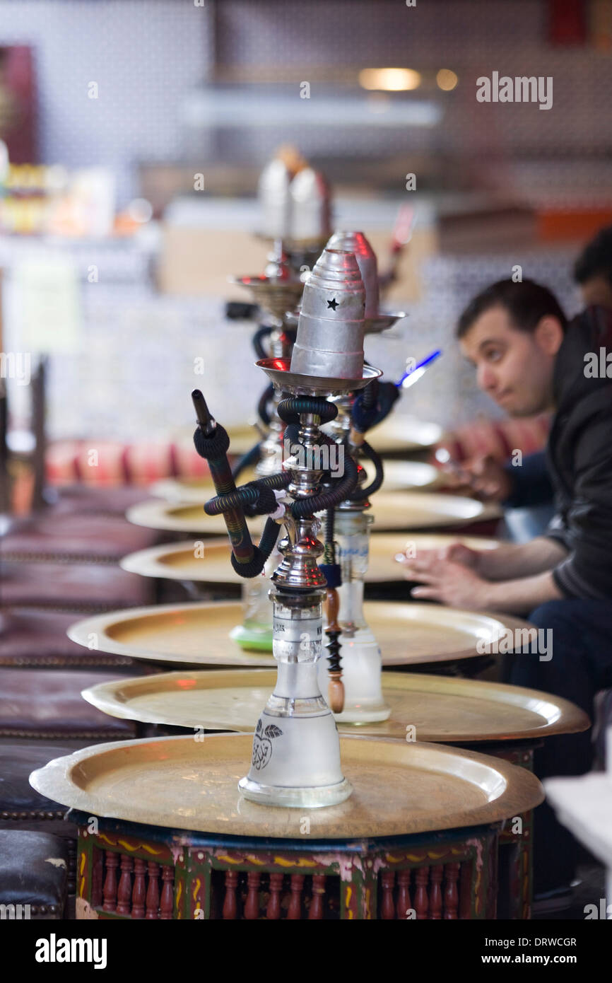 Hookah Bar Camden Town Market Londra Foto Stock