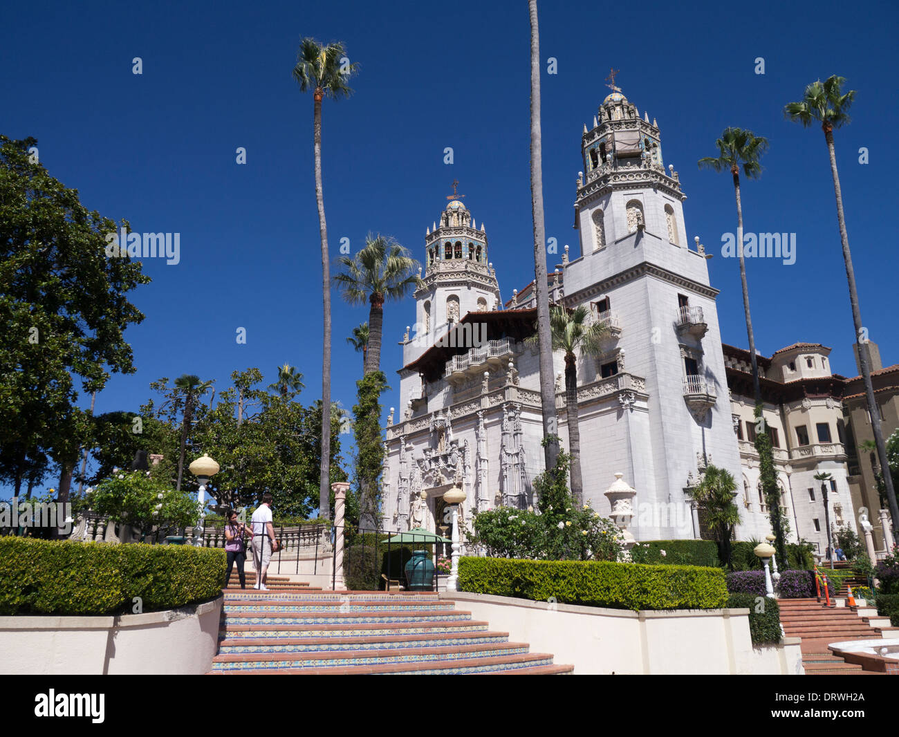 Il Castello di Hearst, CALIFORNIA, STATI UNITI D'AMERICA Foto Stock