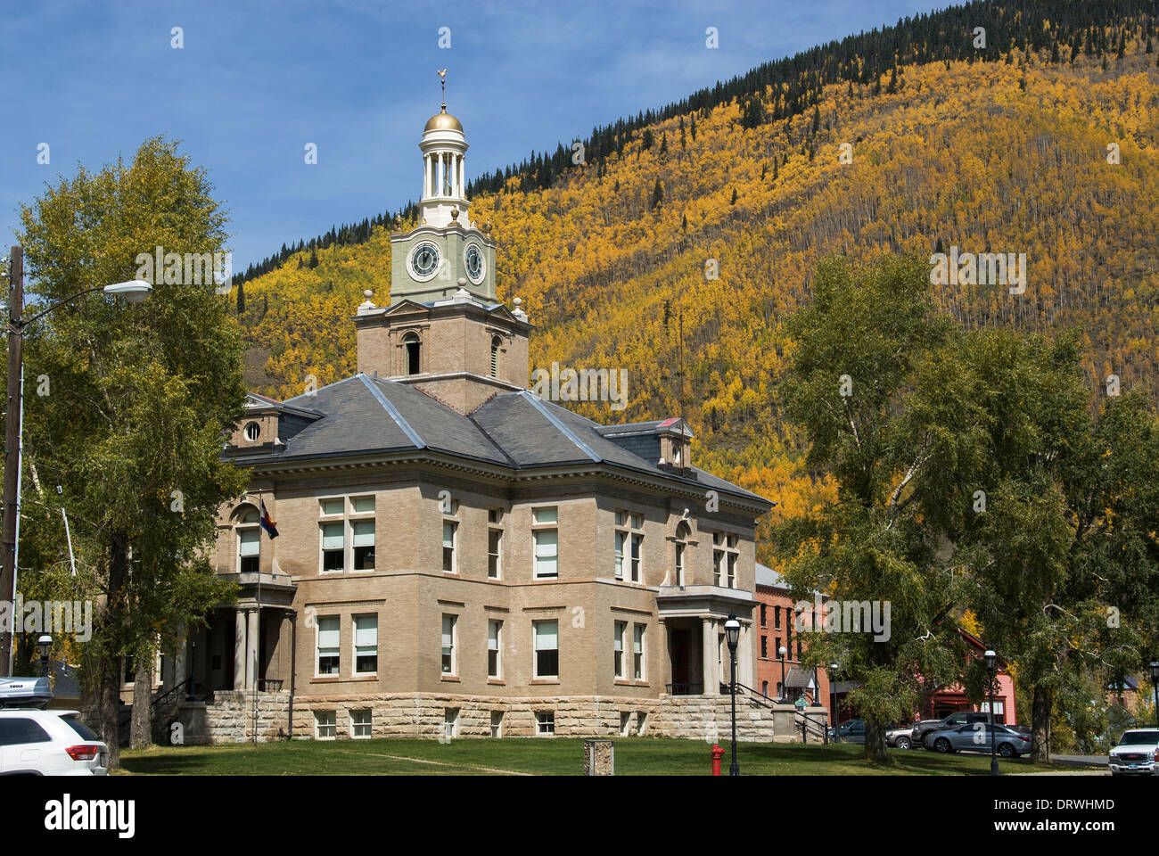 Courthouse in Silverton Colorado USA Foto Stock